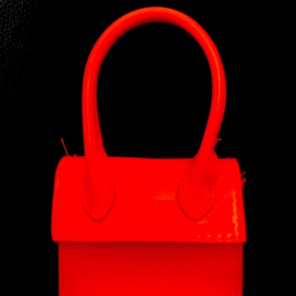 Orange Mini Purse Comes W/ Straps